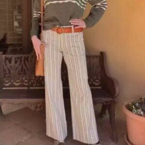 Cabi #5870 Convertible Island Striped Trouser Pants